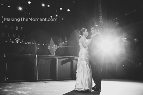 Modern Cleveland House of Blues Wedding Photography